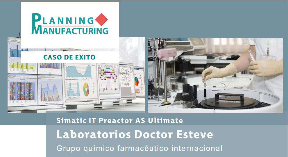 Laboratorio Dr. Esteve tiene mayor visibilidad de su capacidad productiva en fábrica gracias a SIT Preactor AS